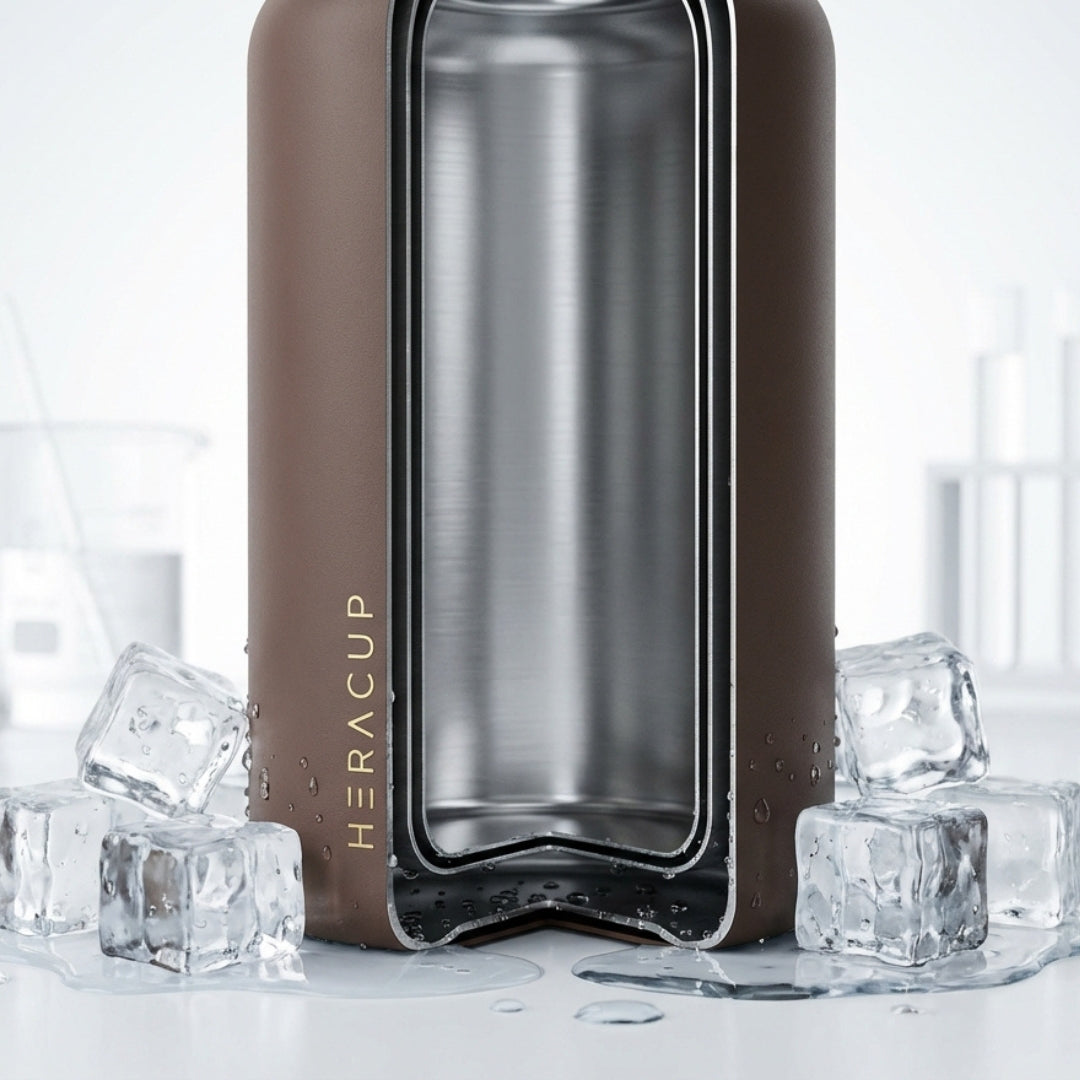 Pack Life Style Heracup – Gourde isotherme + bouchon paille & bec verseur